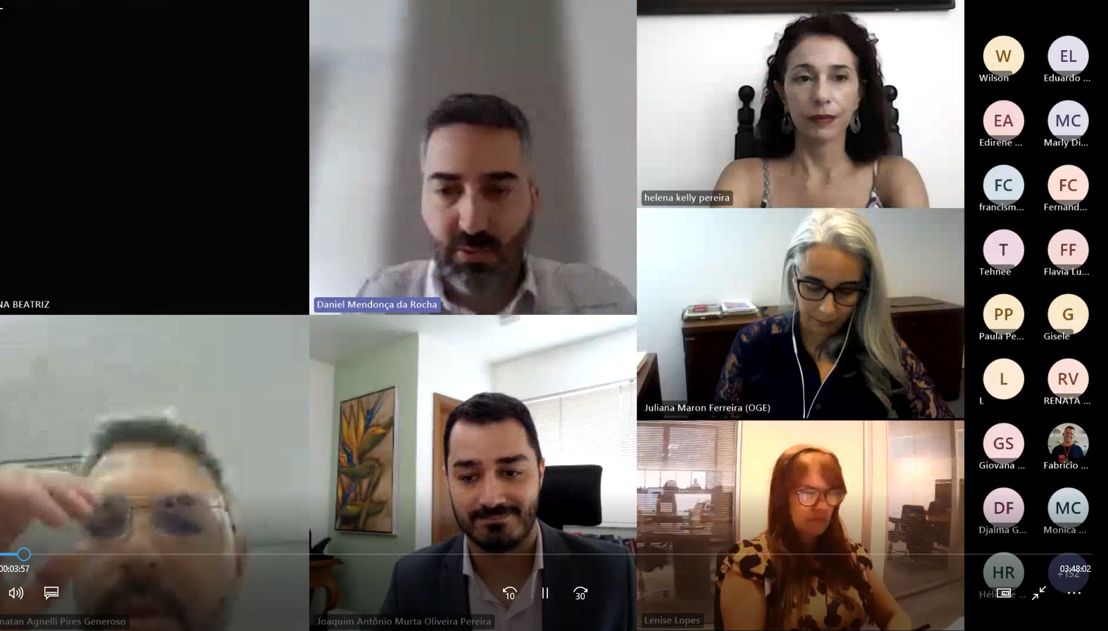 Comissões prestigiam o 1º Dialogando de 2024