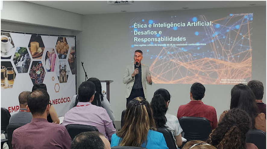 Secretaria Executiva do Conset ministra palestra sobre ética e Inteligência Artificial na JUCEMG