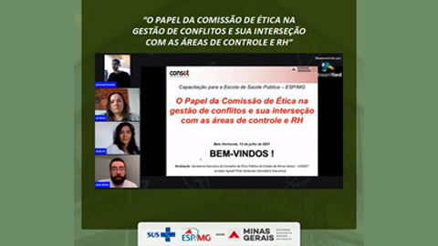 Comissão de Ética na Gestão de Conflitos é tema de evento da ESP/MG, com a participação do CONSET